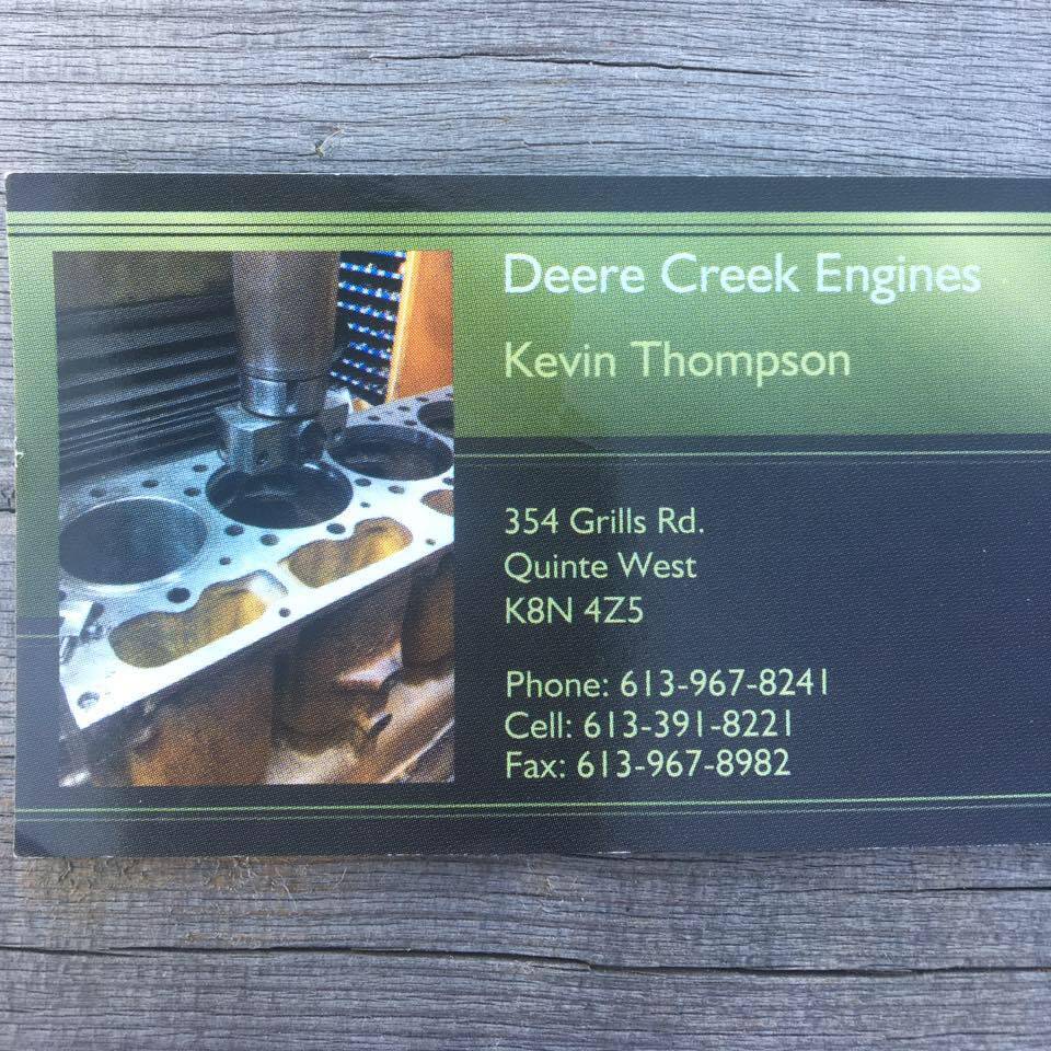 Deere Creek Engines