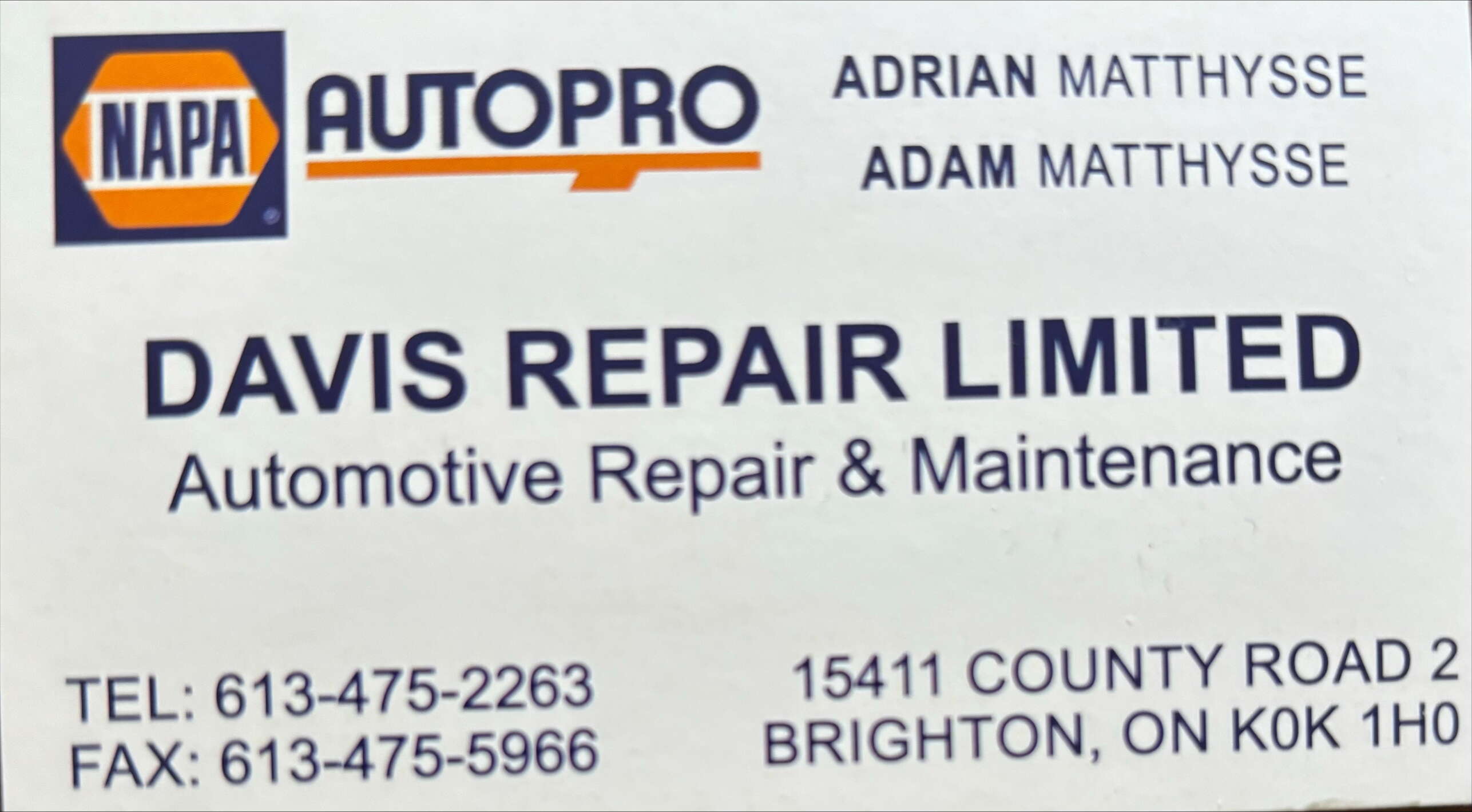 Davis Auto Repair