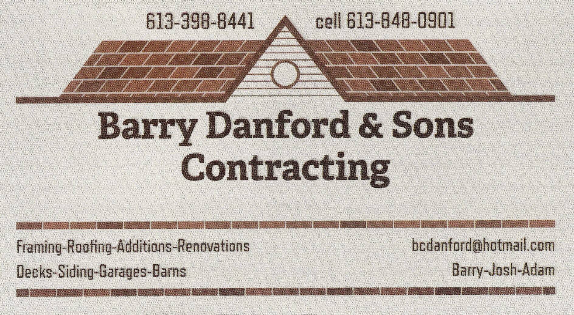 Barry Danford & Sons Contracting