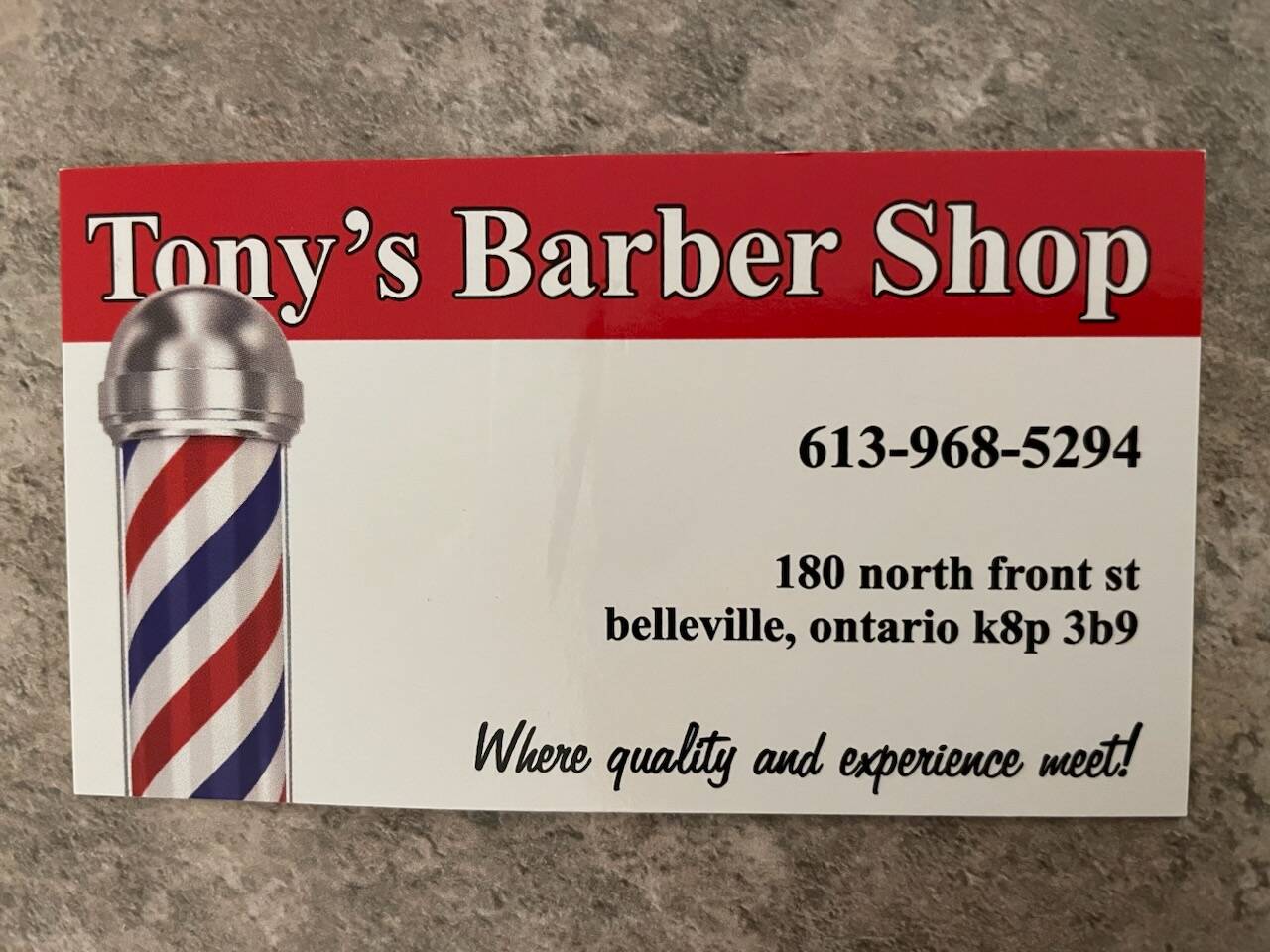 Tony's Barber Shop 
